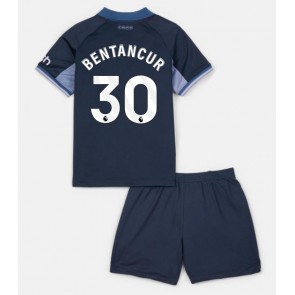 Tottenham Hotspur Rodrigo Bentancur #30 Borta Kläder Barn 2023-24 Kortärmad (+ Korta byxor)